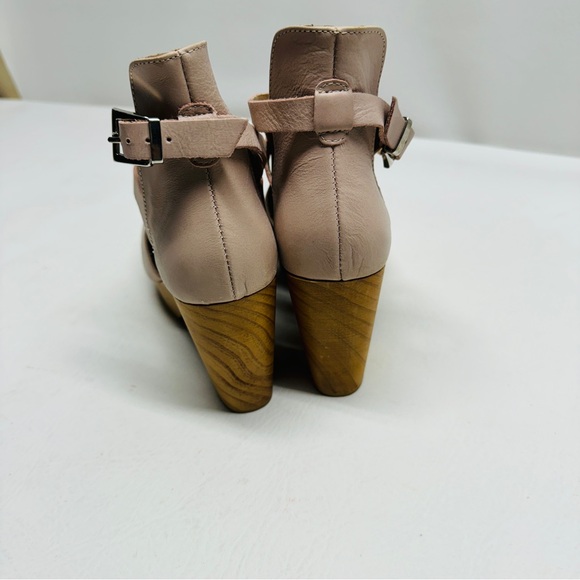 Free people women’s cedar clogs pink ankle straps size 40 nwot size 9 - Picture 5 of 11